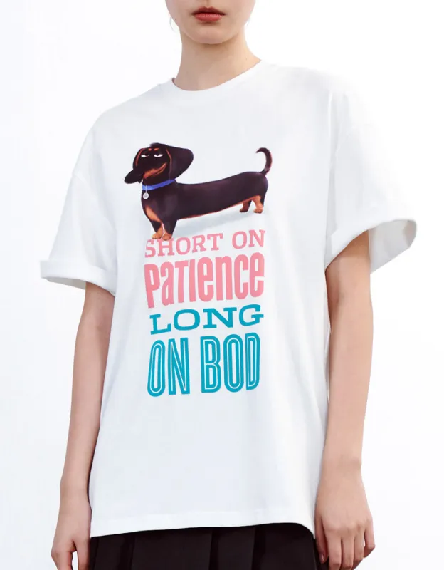 The Secret Life Of Pets Oversized T-Shirt made by Urban Revivo