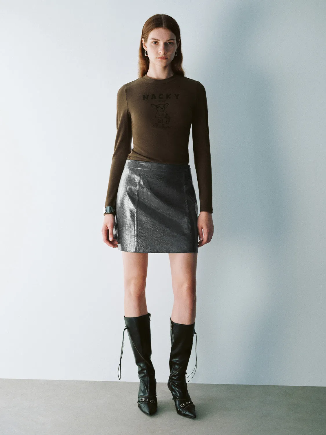 Leather Straight Skirts sold by Urban Revivo product image thumbnail 5