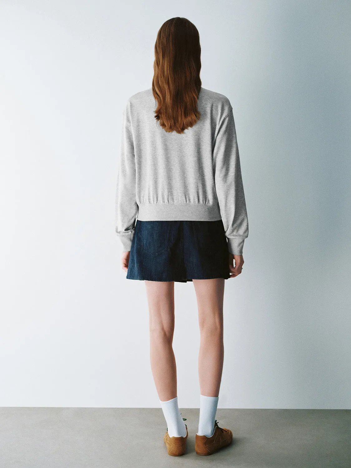 Printed Crew Neck Straight Sweatshirt sold by Urban Revivo product image thumbnail 3