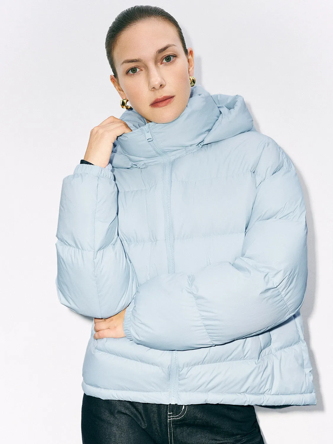 Zip Up Loose Down Outerwear sold by Urban Revivo product image thumbnail 5