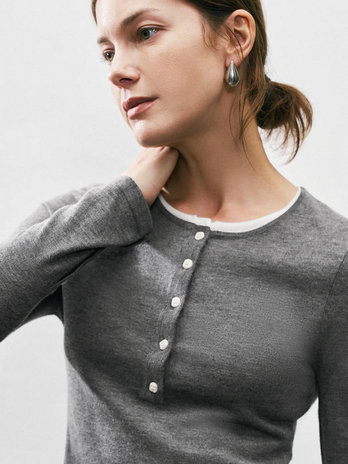 Knitted T-Shirts sold by Urban Revivo product image thumbnail 5