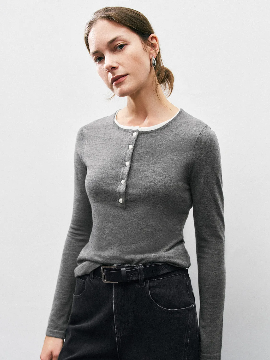 Knitted T-Shirts sold by Urban Revivo product image thumbnail 2