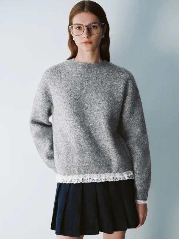 Crew Neck Loose Knitted T-Shirts sold by Urban Revivo