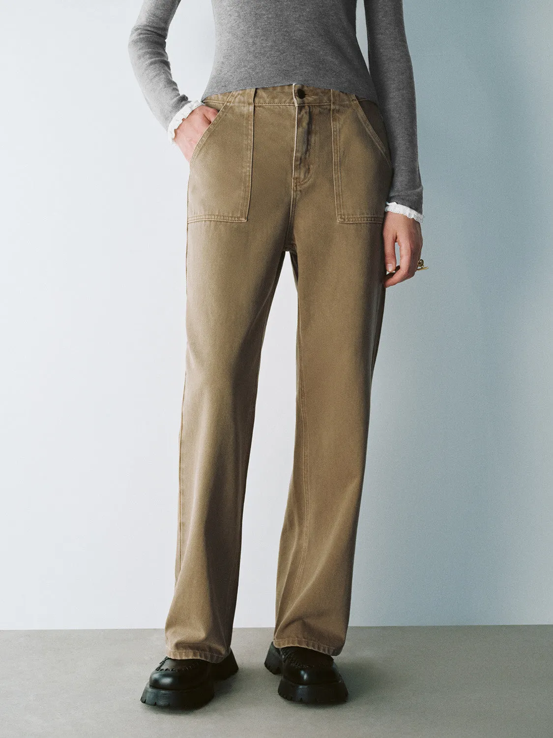 Straight Jeans sold by Urban Revivo product image thumbnail 2