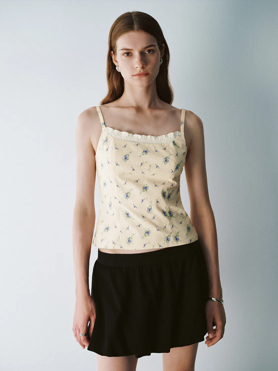 Gingham Bow Décor Cami Top sold by Urban Revivo
