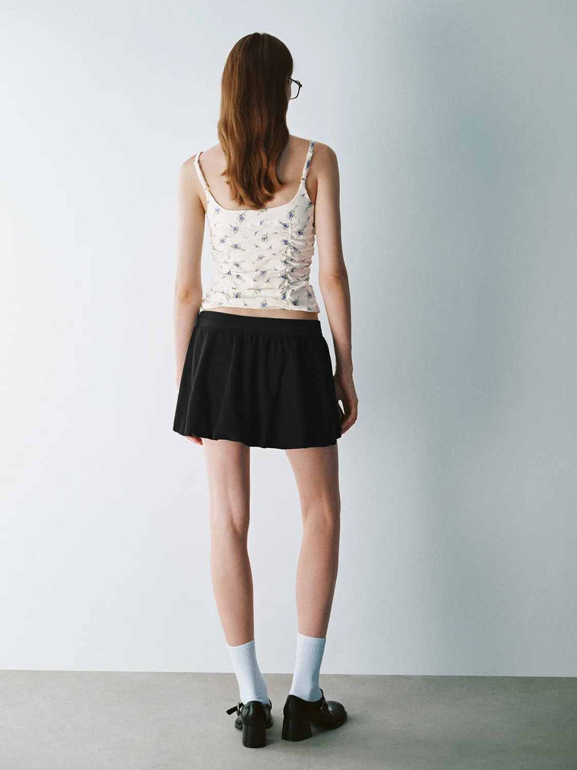 Floral Square-cut Collar Cami Top sold by Urban Revivo product image thumbnail 3