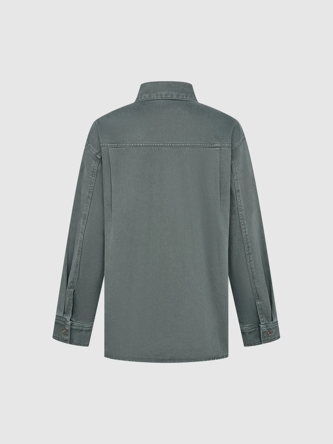 Loose Denim Shirts sold by Urban Revivo product image thumbnail 2