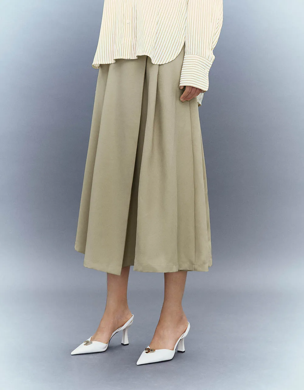 Midi A-Line Skirt sold by Urban Revivo product image thumbnail 4