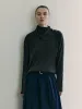 Standard Sleeve Turtle Neck Loose T-Shirts sold by Urban Revivo