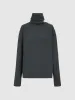 Standard Sleeve Turtle Neck Loose T-Shirts sold by Urban Revivo