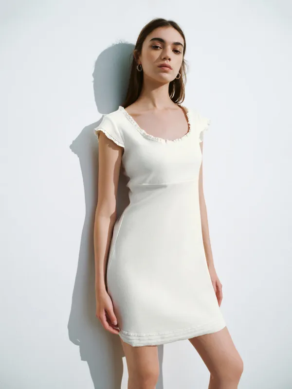 Standard Sleeve U Neck A-Line Dresses sold by Urban Revivo