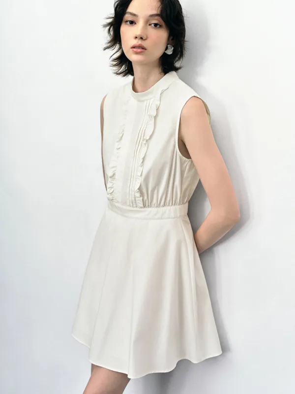 Sleeveless Crew Neck A-Line Dresses sold by Urban Revivo