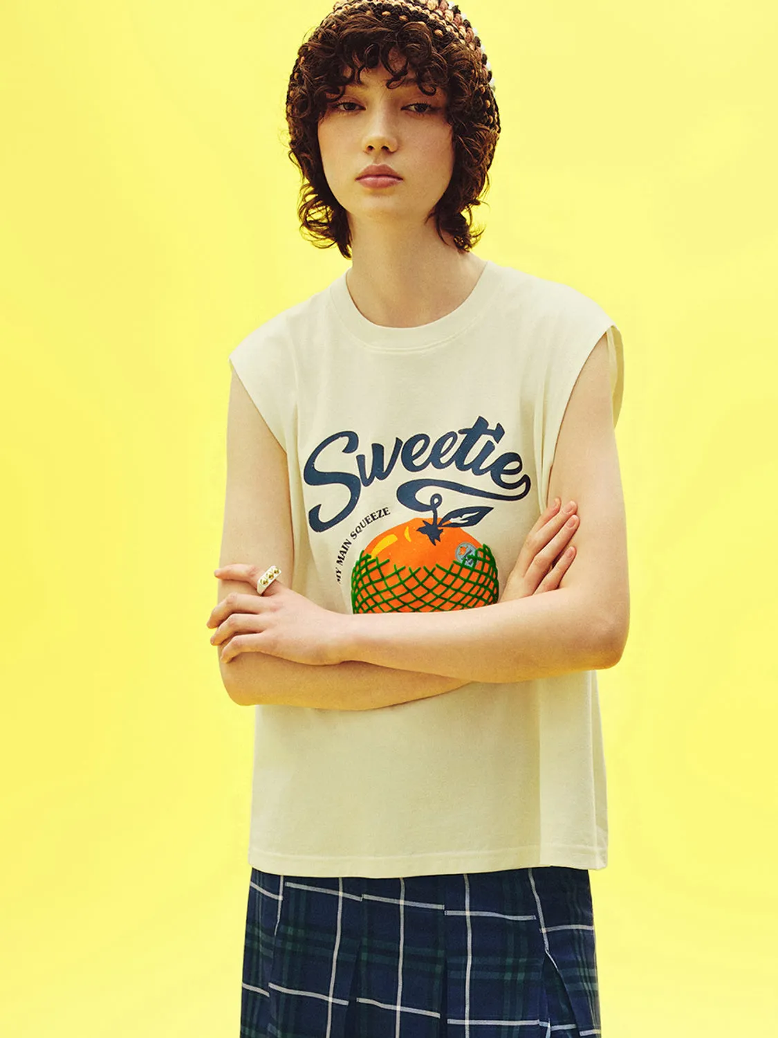 Mid-Length Tank Tops sold by Urban Revivo product image thumbnail 3