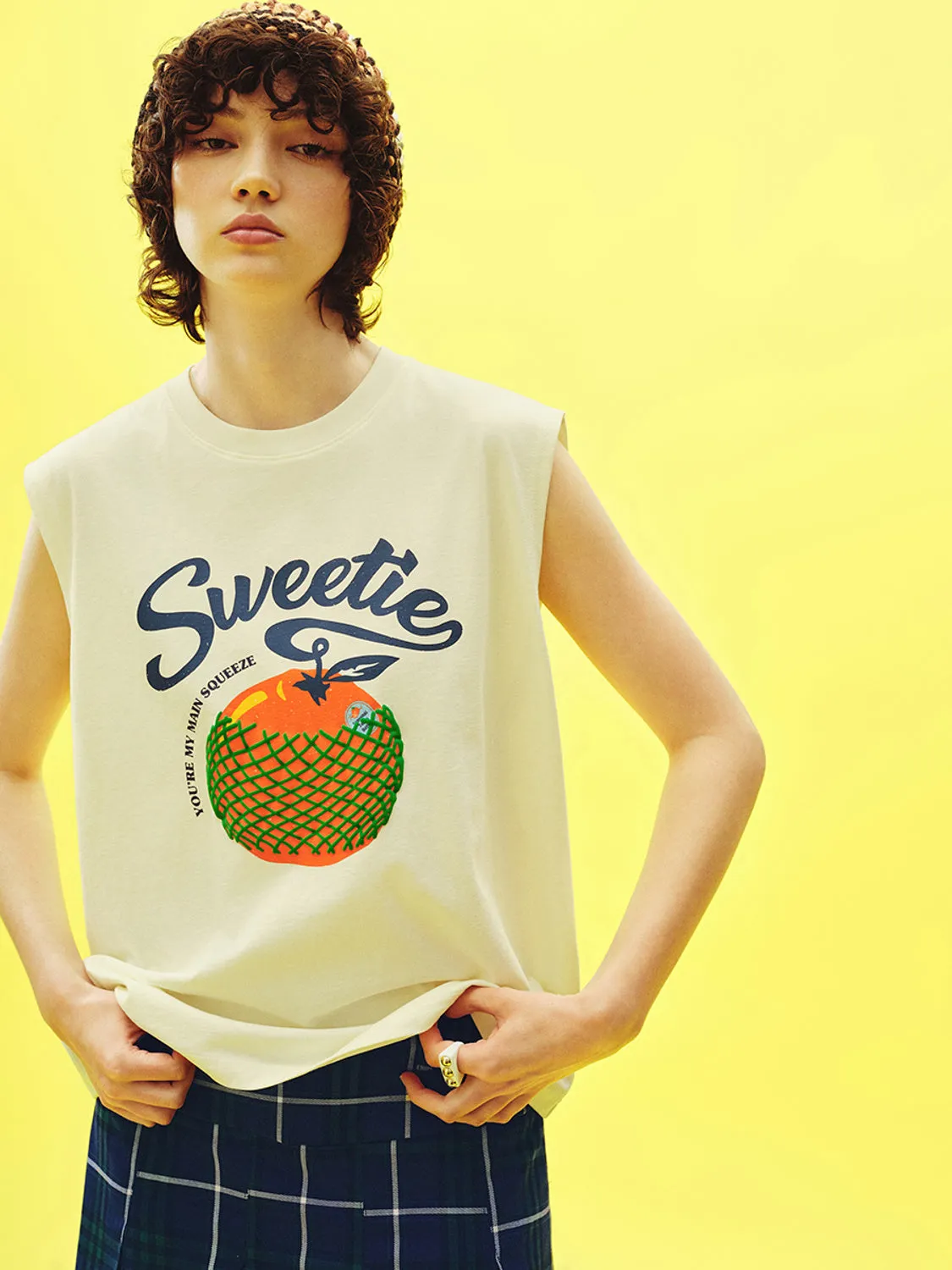 Mid-Length Tank Tops sold by Urban Revivo product image thumbnail 5