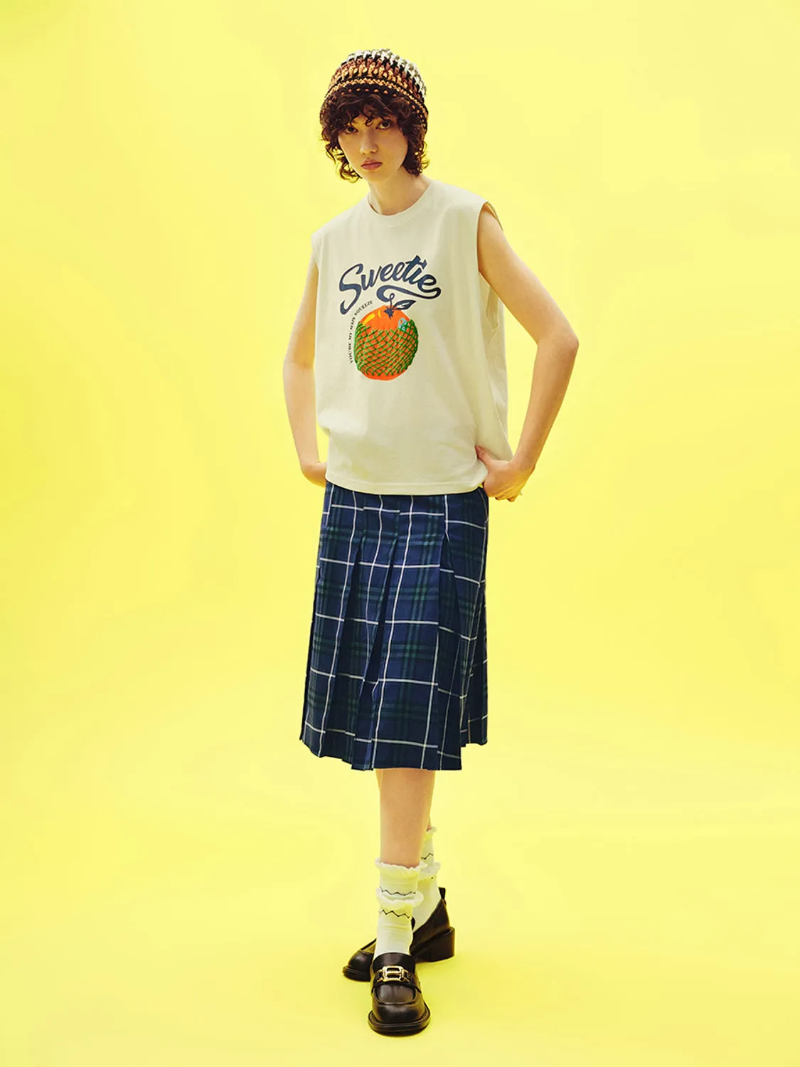 Mid-Length Tank Tops sold by Urban Revivo product image thumbnail 4