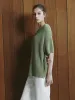 Drop Shoulder Sleeve Crew Neck Knitted T-Shirts sold by Urban Revivo