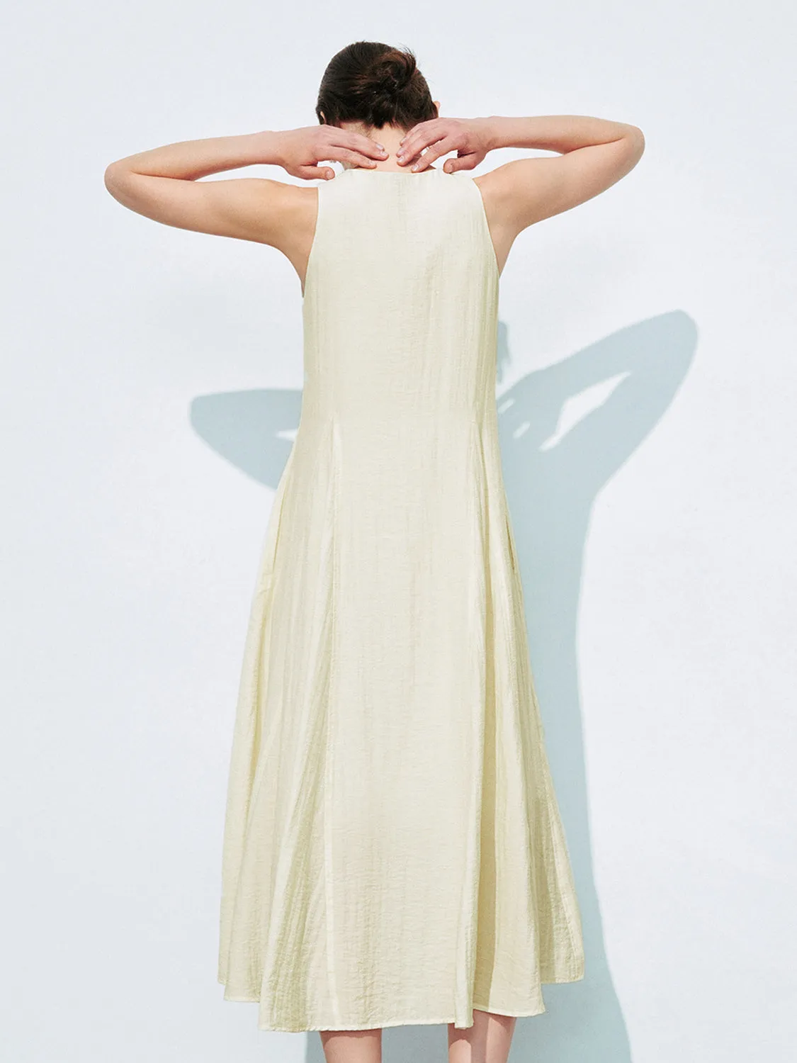 Sleeveless V-Neck A-Line Dresses sold by Urban Revivo product image thumbnail 2