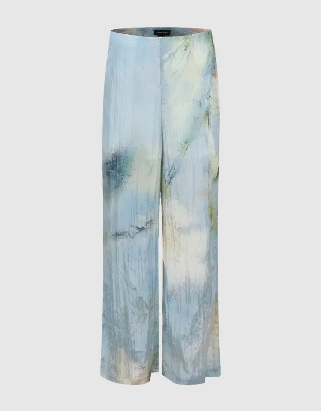 Printed Straight Pants sold by Urban Revivo