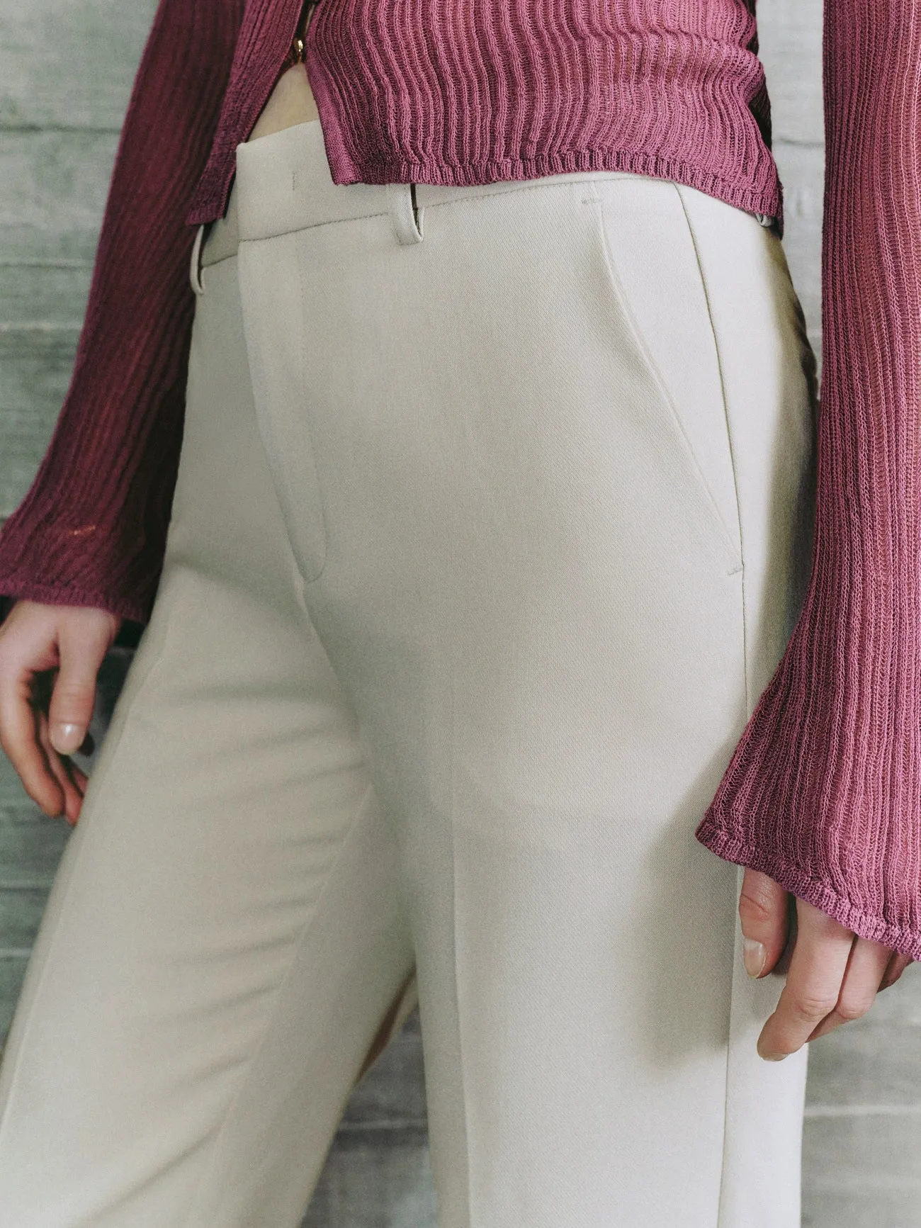 Woven Long Straight Pants sold by Urban Revivo product image thumbnail 3