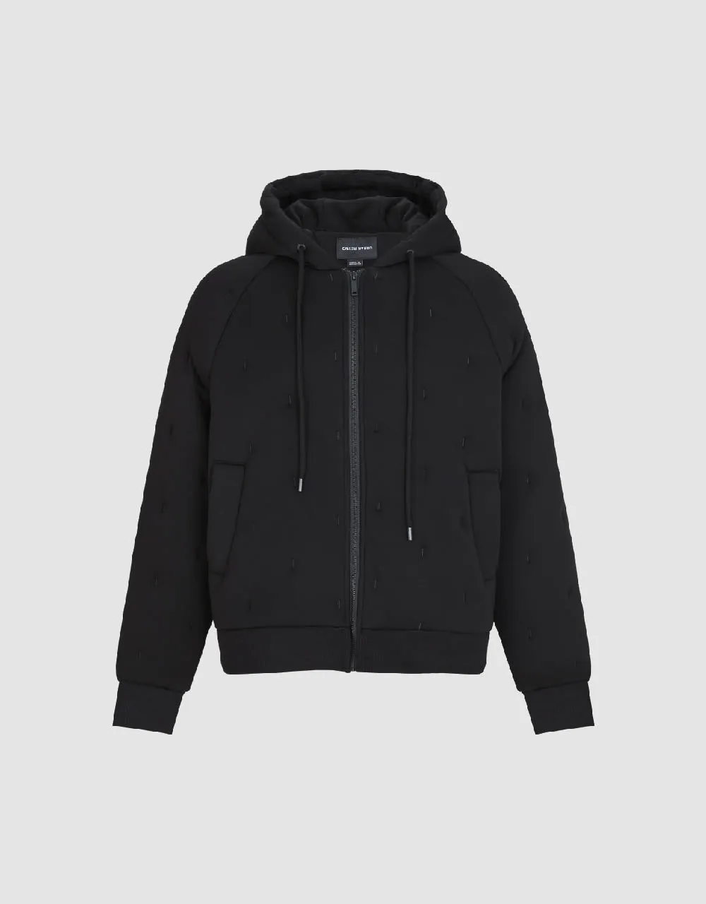Zipper Front Hooded Padded Coat sold by Urban Revivo product image thumbnail 2