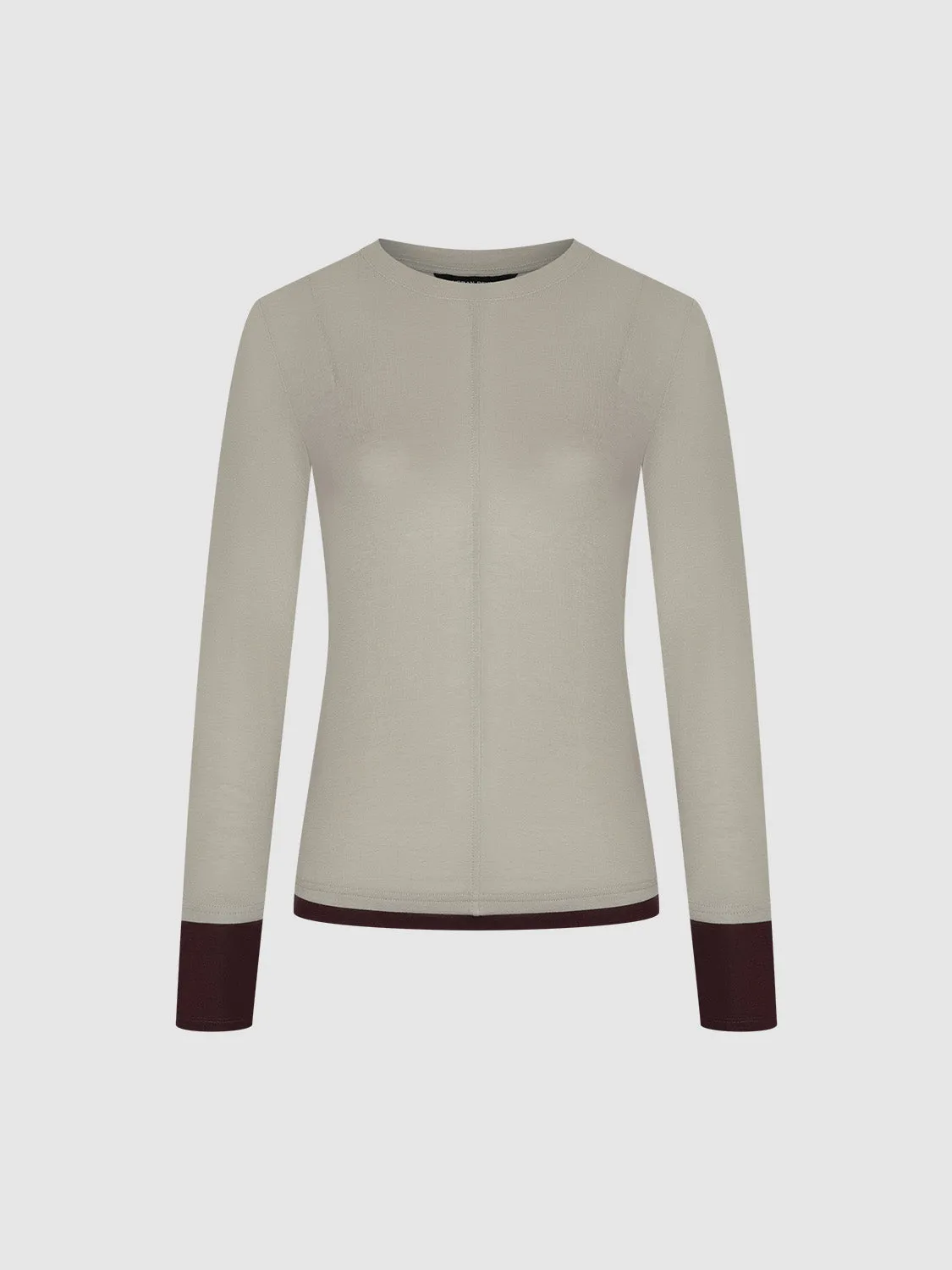 Long Sleeve Skinny T-Shirts sold by Urban Revivo product image thumbnail 3