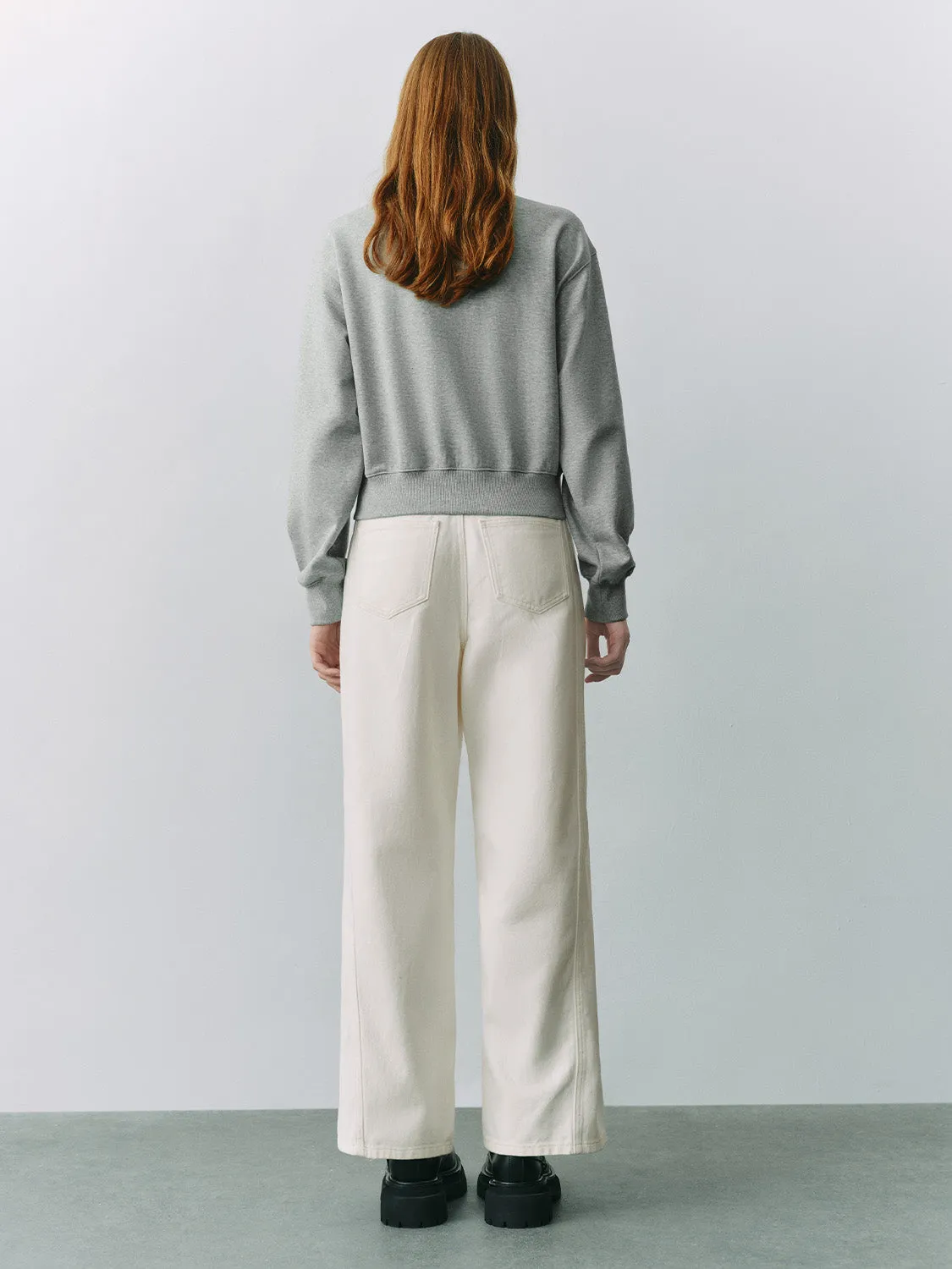 White Denim Jeans sold by Urban Revivo product image thumbnail 4