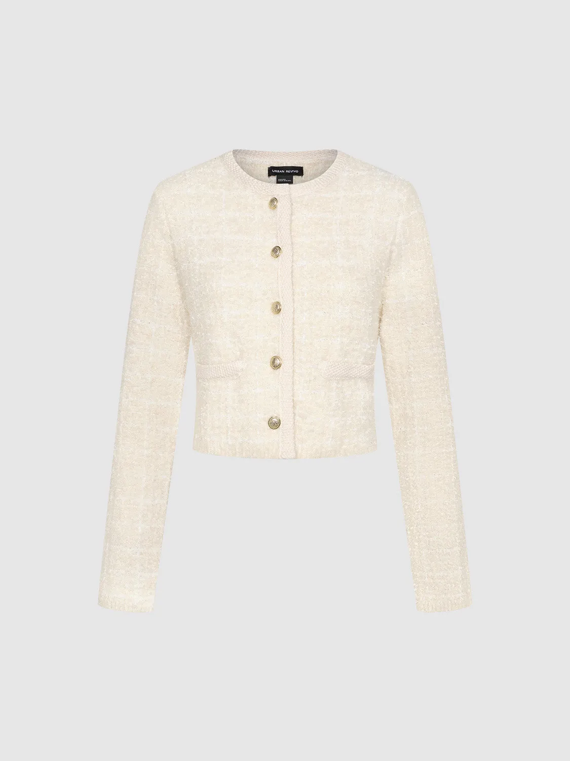 Tweed Knitted Cardigans sold by Urban Revivo