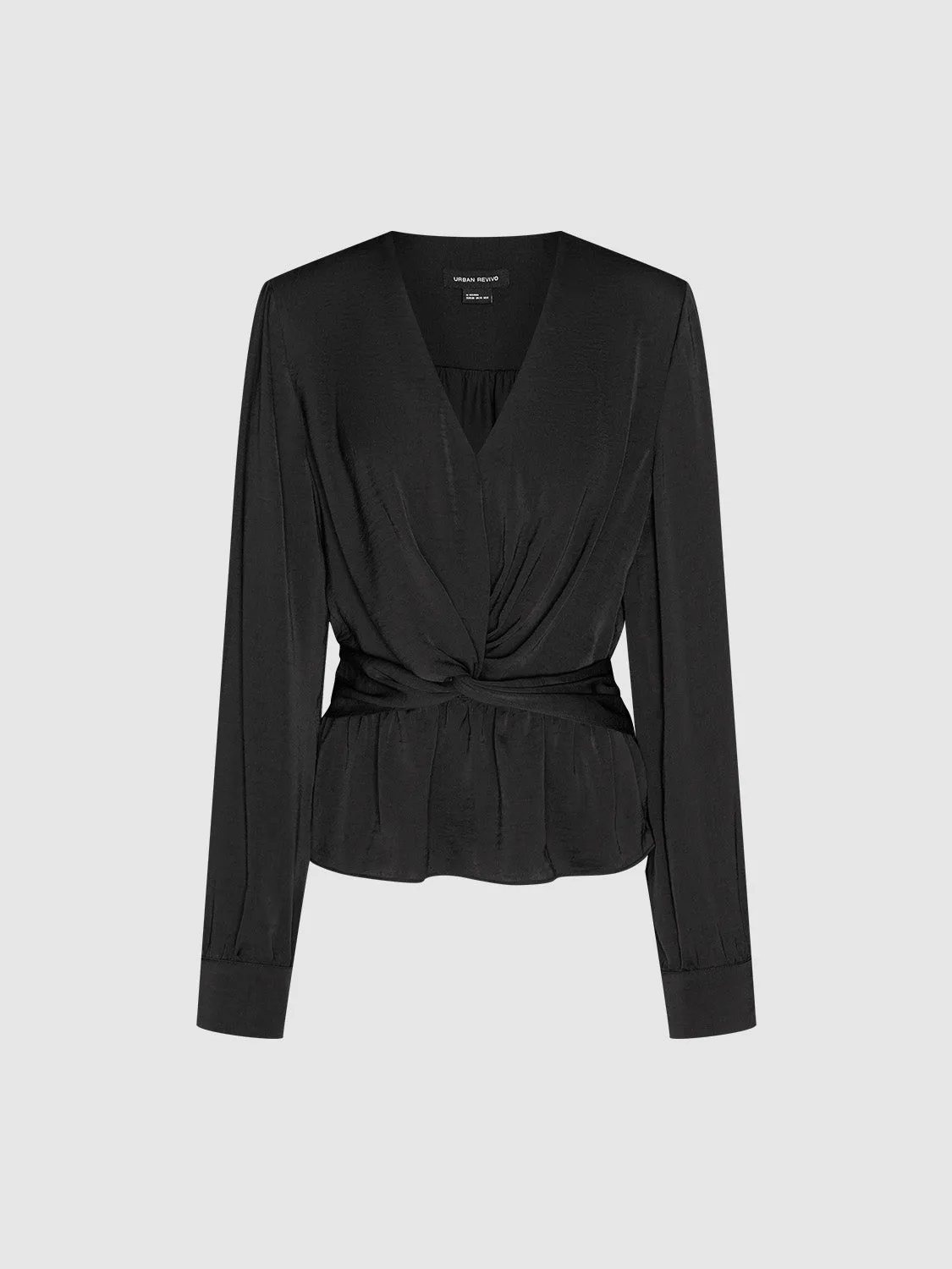 Twisted Front Overhead Shirt sold by Urban Revivo product image thumbnail 3