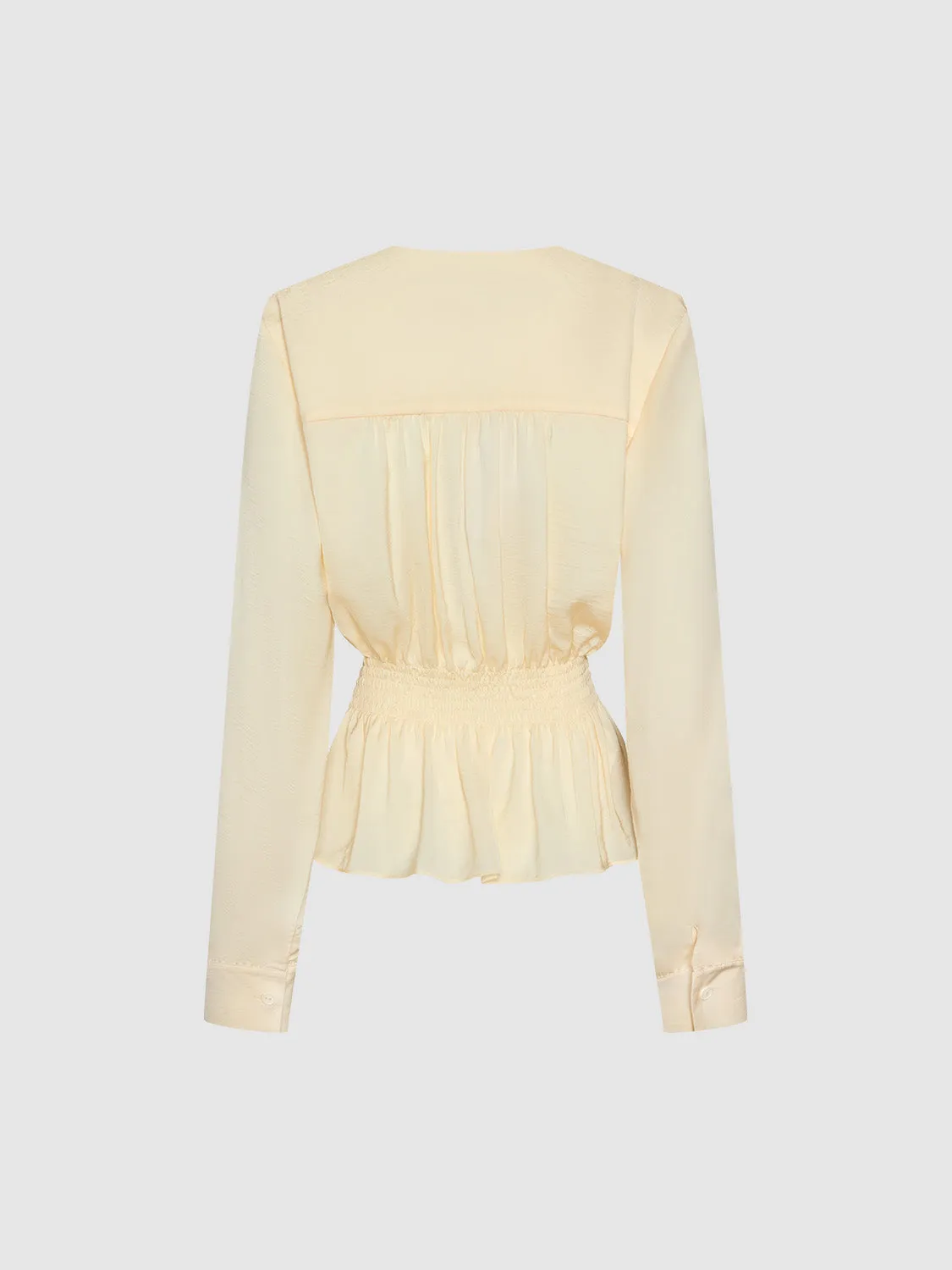 Twisted Front Overhead Shirt sold by Urban Revivo product image thumbnail 2