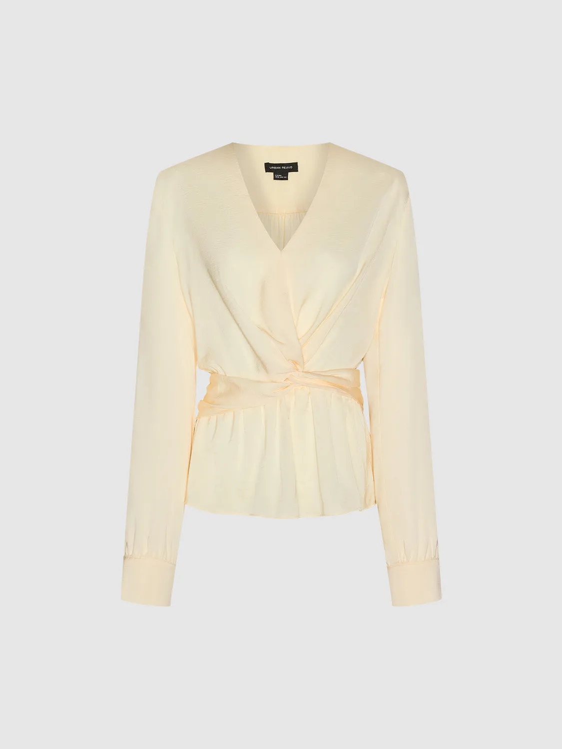 Twisted Front Overhead Shirt sold by Urban Revivo product image thumbnail 5