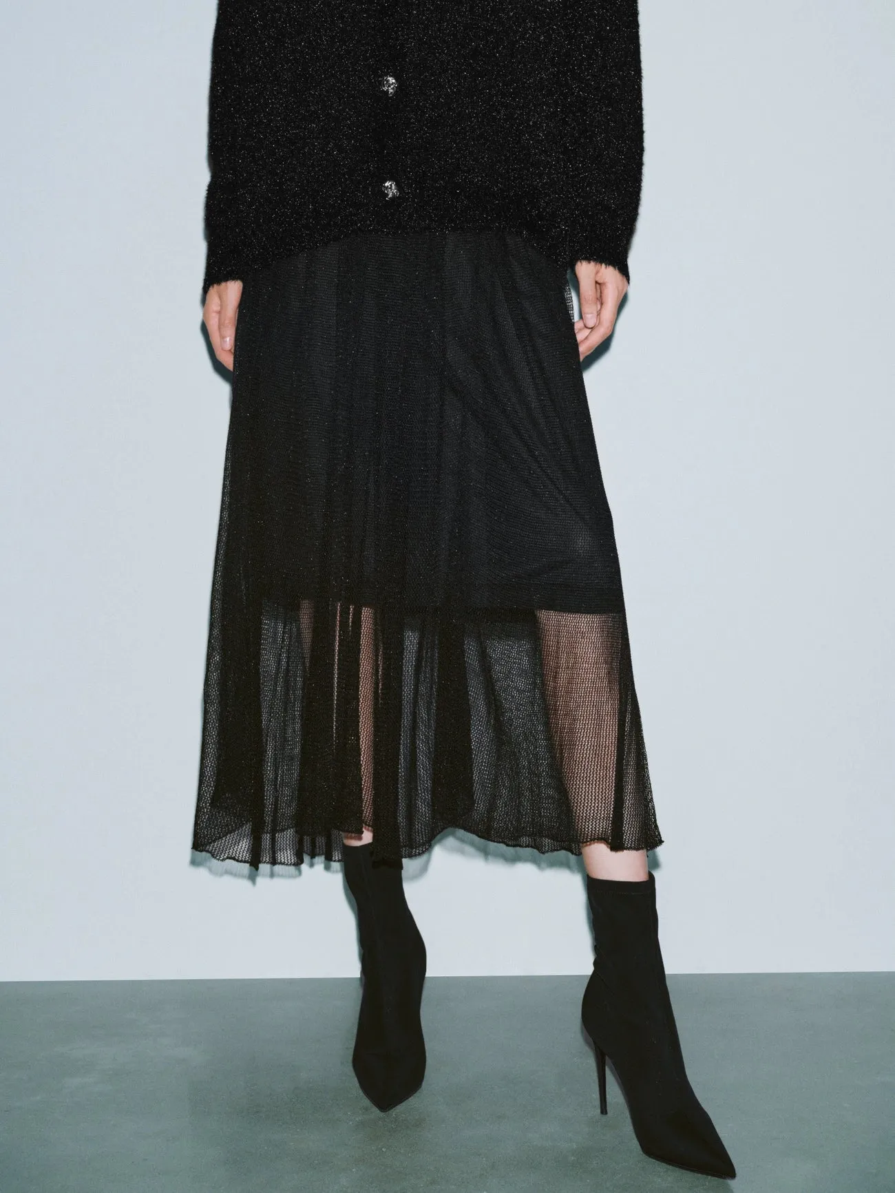 Tulle Knitted Skirts sold by Urban Revivo product image thumbnail 2