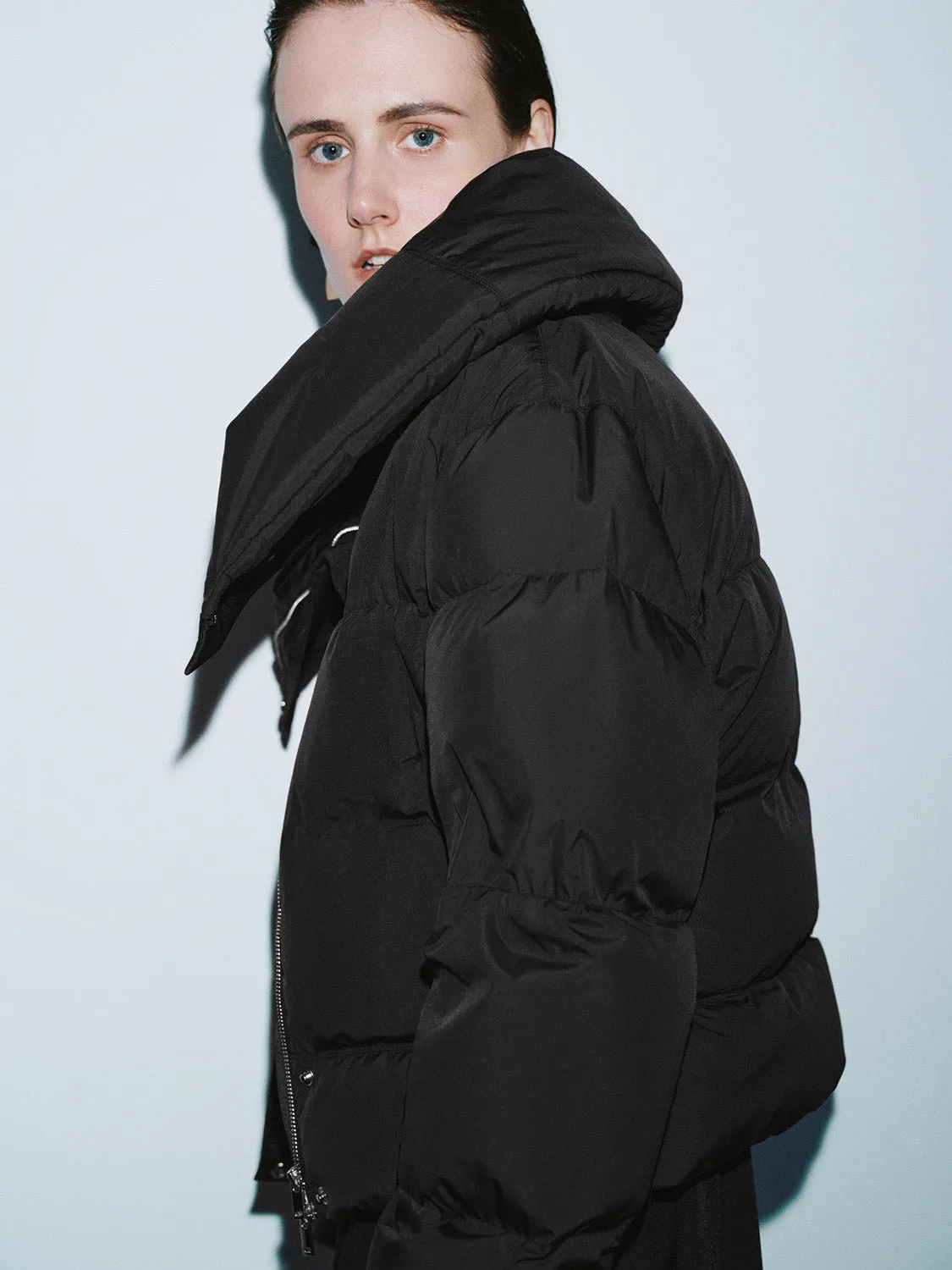 Wide Lapel Down Outerwear sold by Urban Revivo product image thumbnail 2