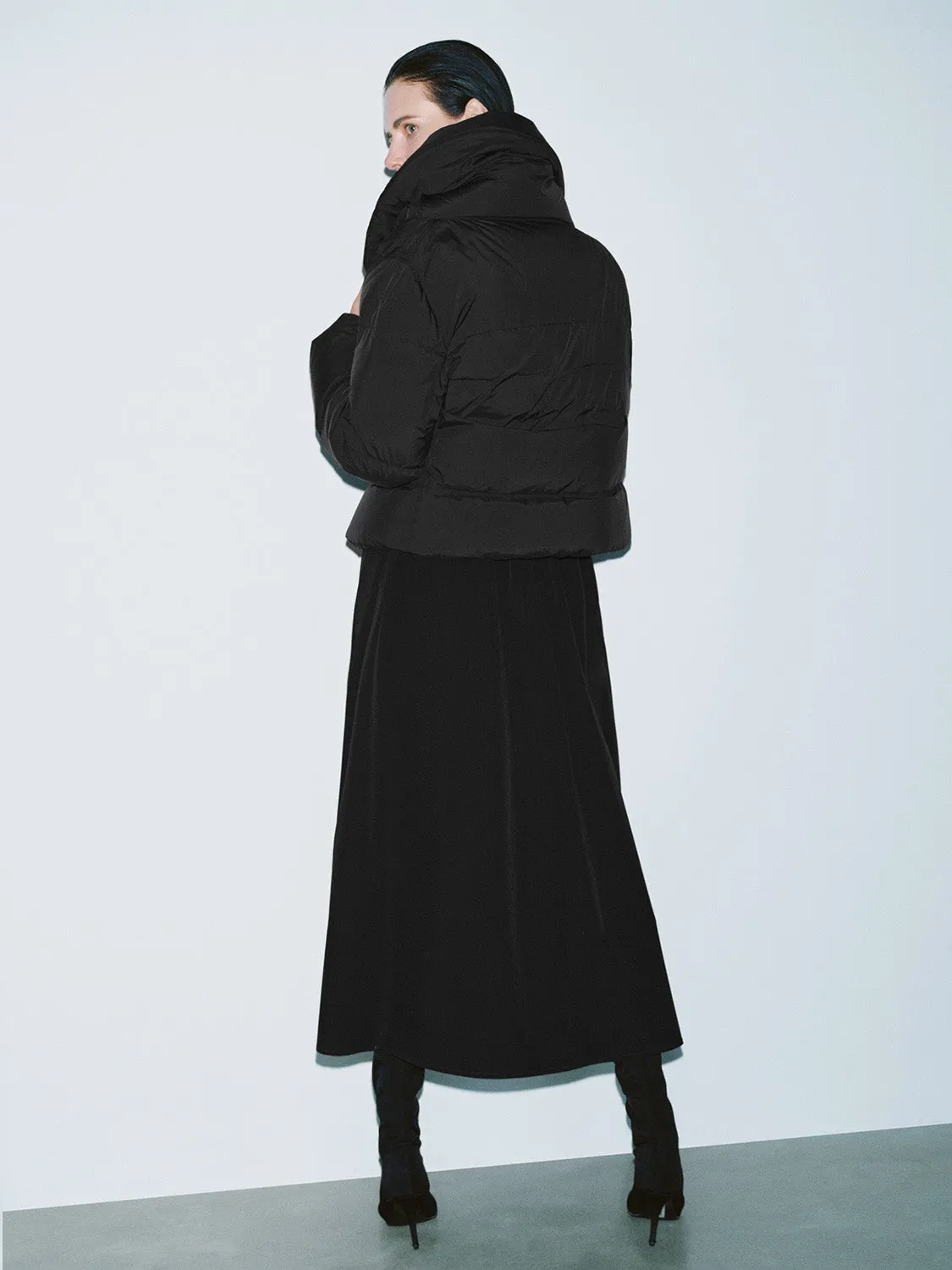 Wide Lapel Down Outerwear sold by Urban Revivo product image thumbnail 3