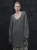 V Neck Loose Knitted T-Shirts sold by Urban Revivo