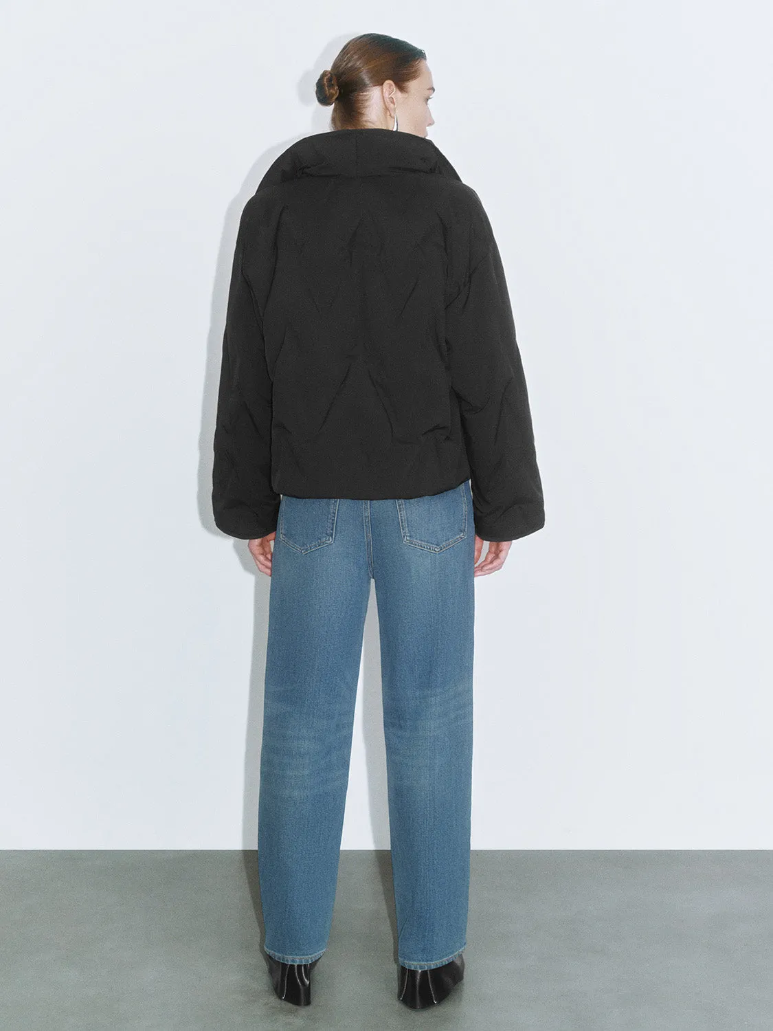 Wide Lapel Down Outerwear sold by Urban Revivo product image thumbnail 3