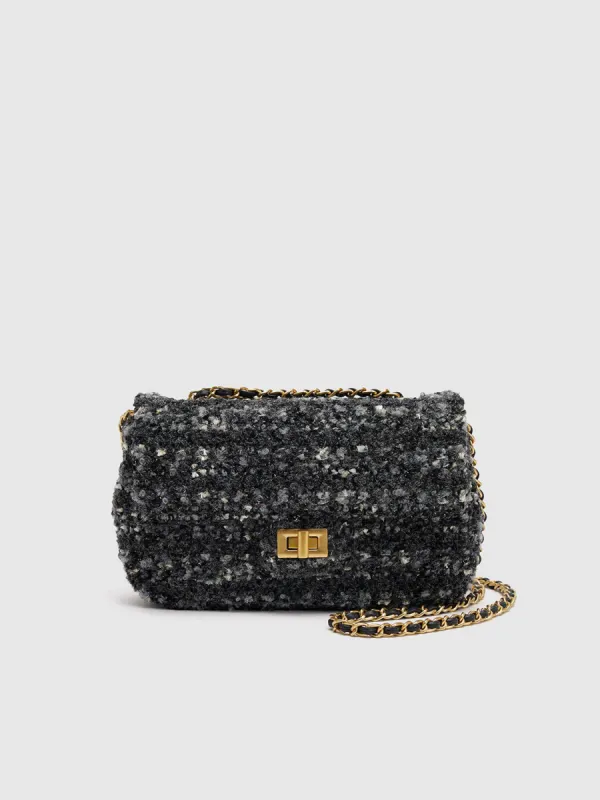 Tweed Shoulder Bags sold by Urban Revivo