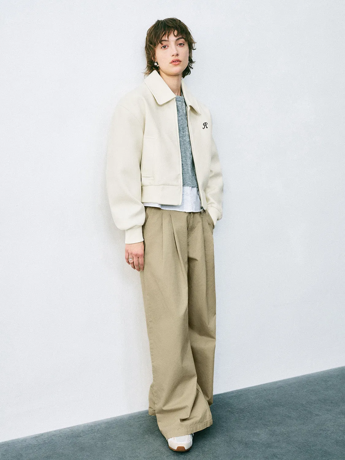 Zip Up Loose Jackets sold by Urban Revivo product image thumbnail 4