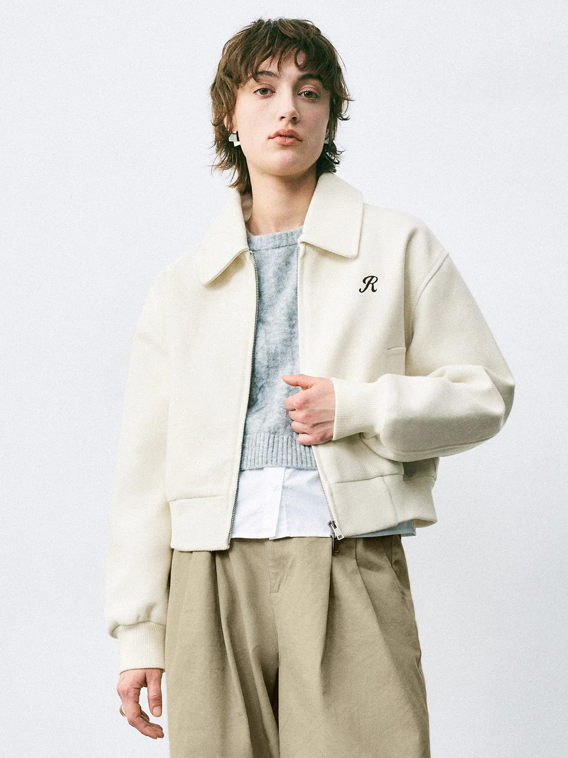 Zip Up Loose Jackets sold by Urban Revivo