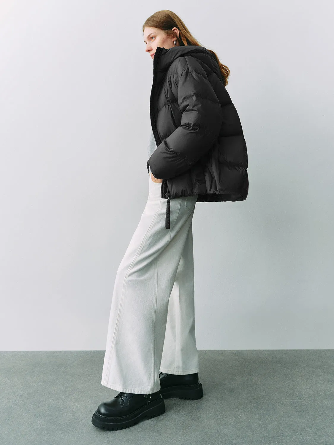 Zip Up Padded Down Outerwear sold by Urban Revivo product image thumbnail 4