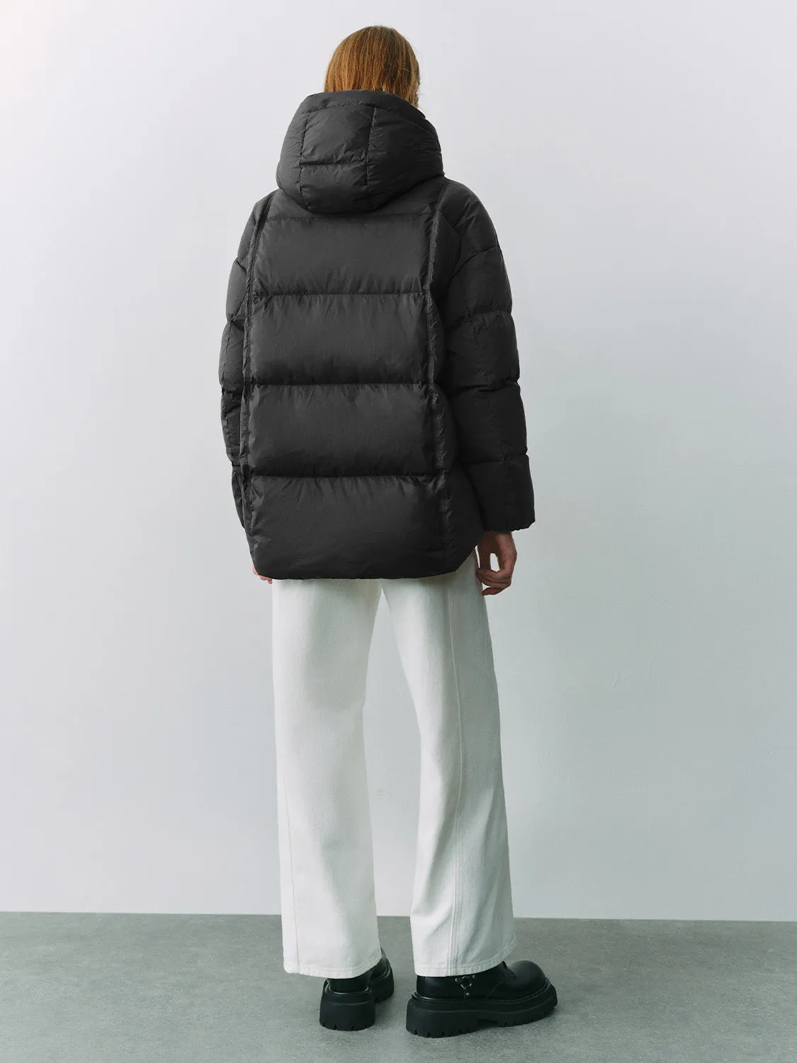 Zip Up Padded Down Outerwear sold by Urban Revivo product image thumbnail 3