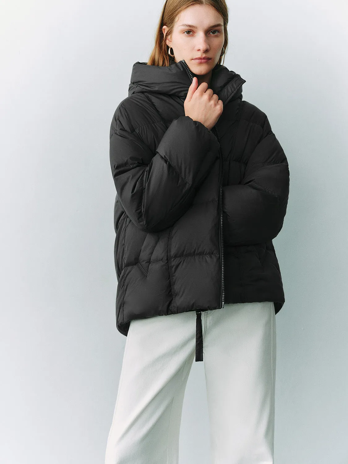 Zip Up Padded Down Outerwear sold by Urban Revivo product image thumbnail 2