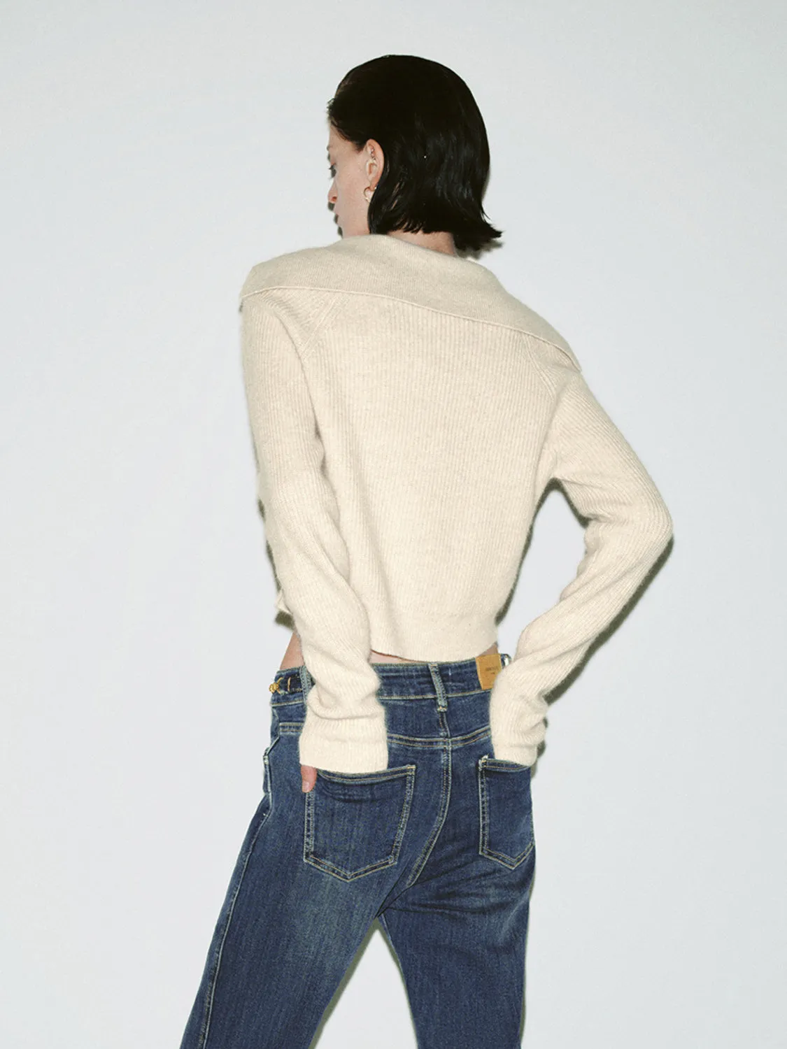 Wide Lapel Knitted Cardigans sold by Urban Revivo product image thumbnail 2