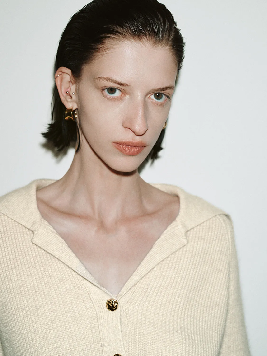 Wide Lapel Knitted Cardigans sold by Urban Revivo product image thumbnail 5