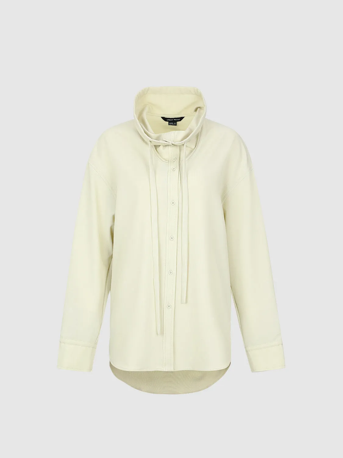 Wide Lapel Button Up Shirts sold by Urban Revivo product image thumbnail 3