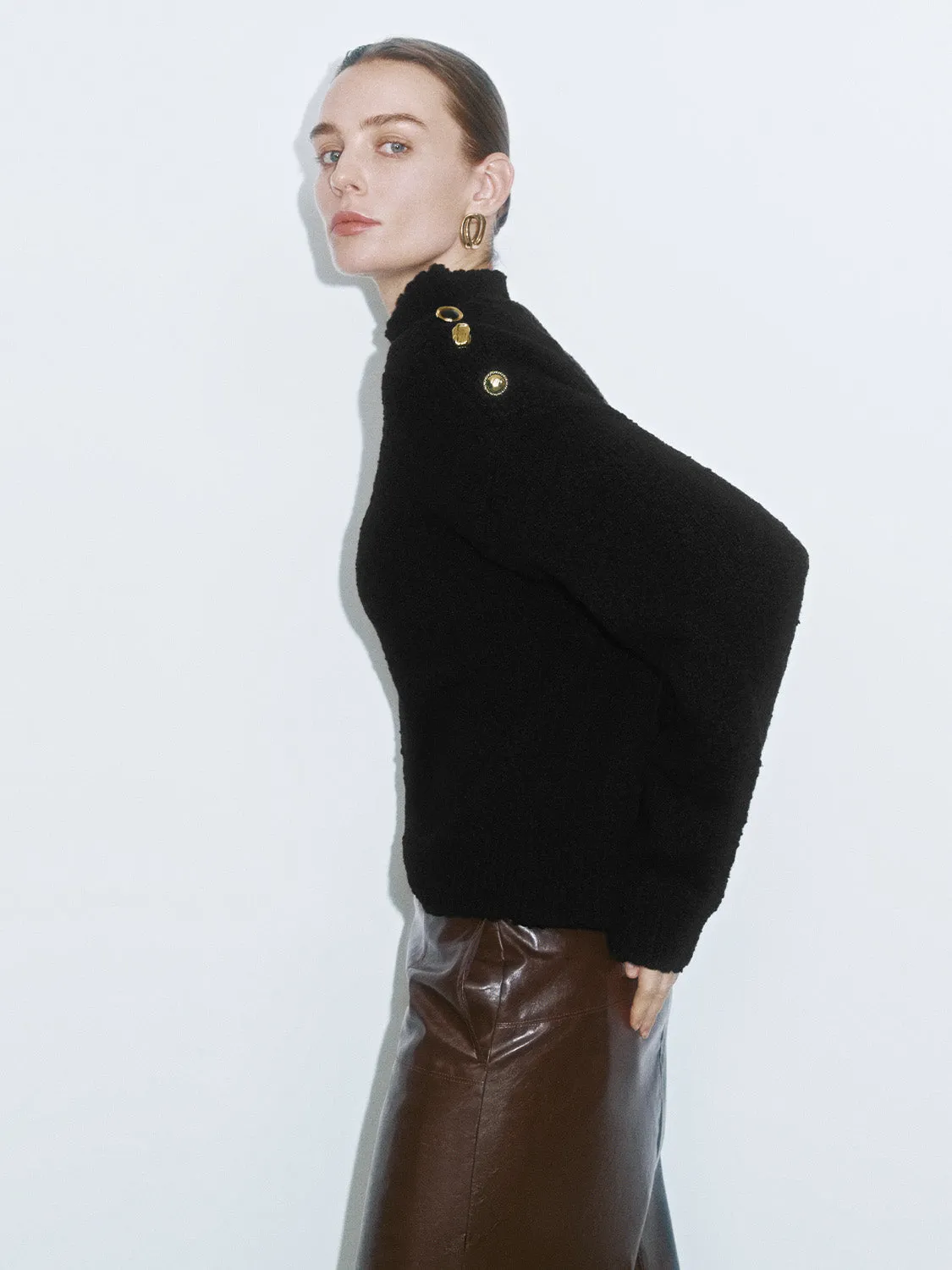 Turtle Neck Knitted T-Shirts sold by Urban Revivo product image thumbnail 2