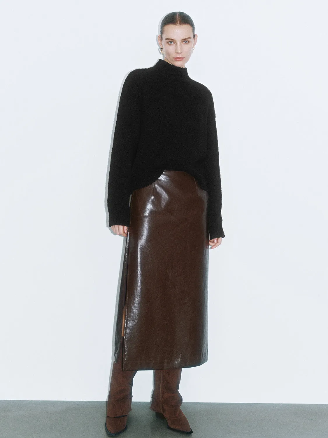 Turtle Neck Knitted T-Shirts sold by Urban Revivo product image thumbnail 4