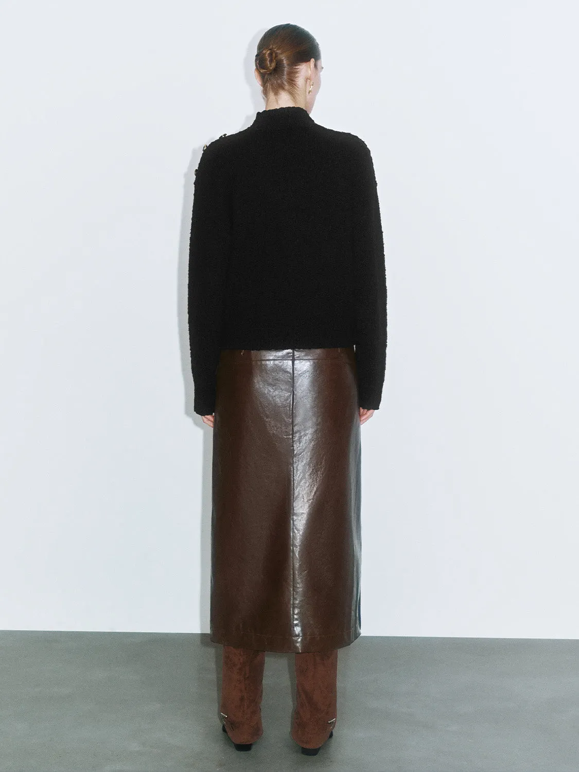 Turtle Neck Knitted T-Shirts sold by Urban Revivo product image thumbnail 3