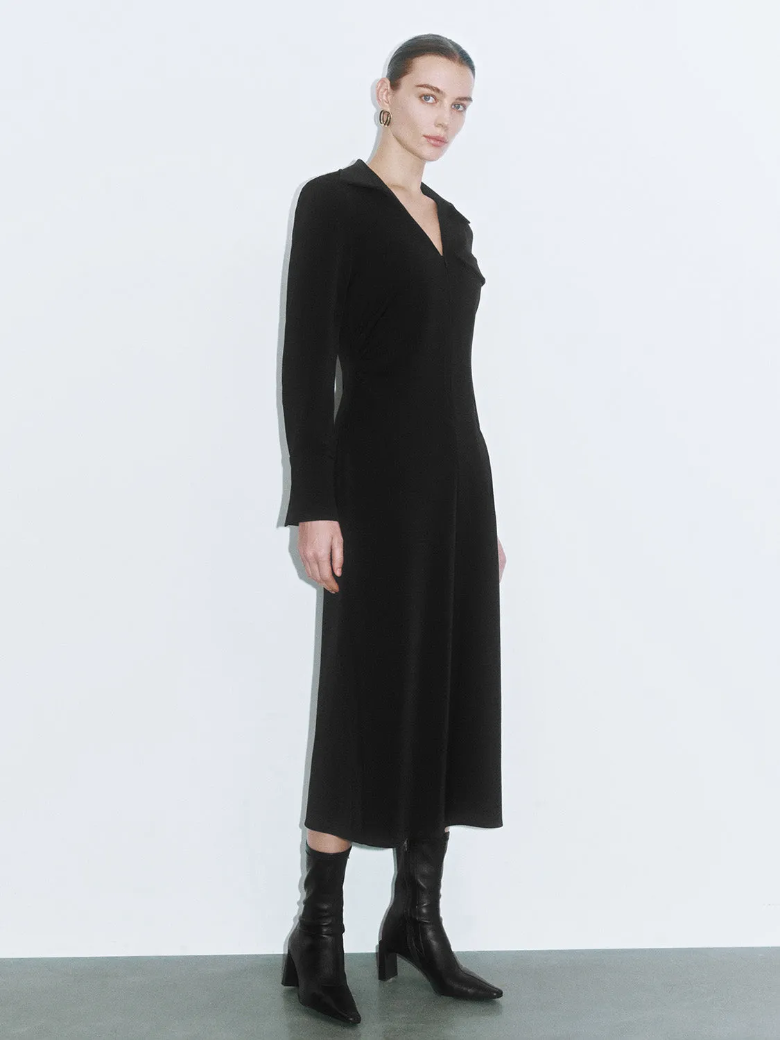V Neck Straight Dresses sold by Urban Revivo product image thumbnail 2