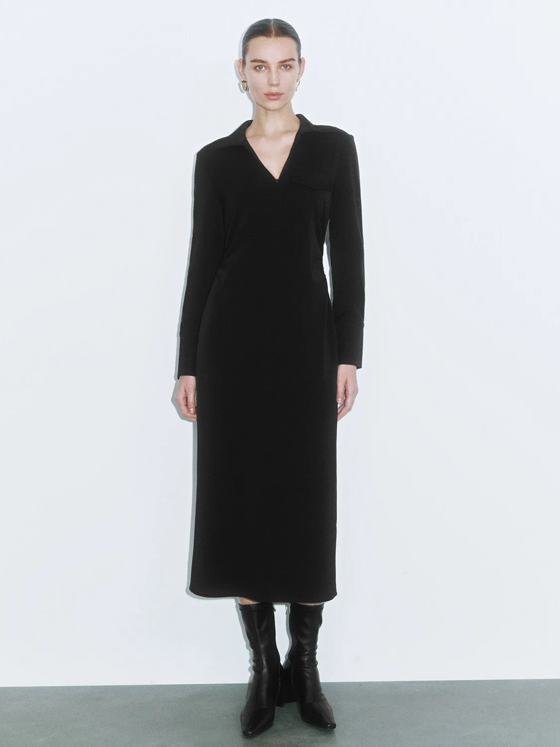 V Neck Straight Dresses sold by Urban Revivo