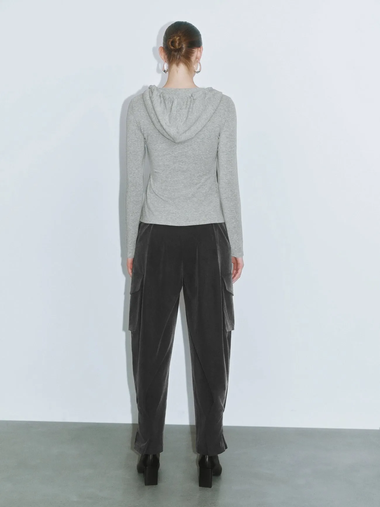 Velvet Barrel Pants sold by Urban Revivo product image thumbnail 4